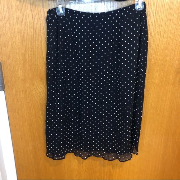 Vintage Cynthia Howie Maggy Boutique 100% silk 2 pc skirt set polka … - Picture 4 of 15
